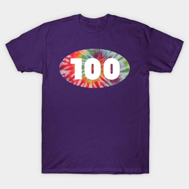 100 Mile Ultramarathon Tie Dye Ultra T-Shirt by PodDesignShop